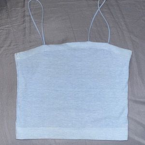 American Eagle, baby blue basic tank